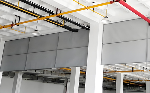 墨玉防火布挡烟垂壁