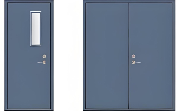 墨玉钢制防火门