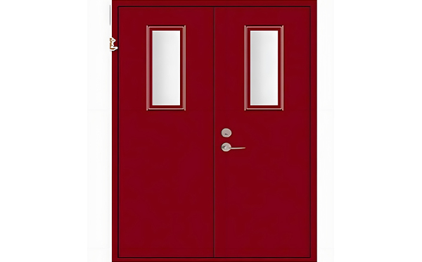 墨玉木质防火门